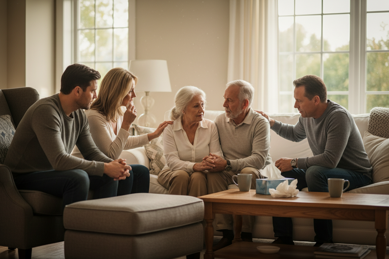Alzheimer's discussion with parents
