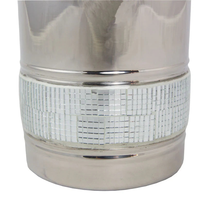 Scattering Pet Cremation Urn With Silver Sparkle